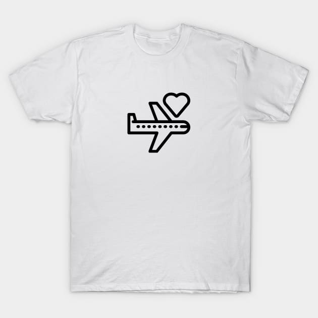 Airplane Lover (Aviation) T-Shirt by Jetmike